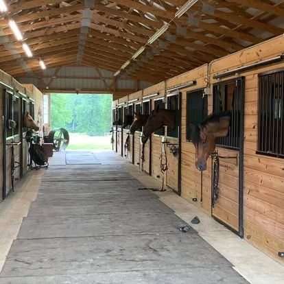 Horse stable and barn